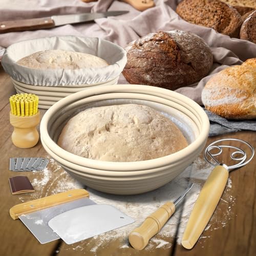 Elevate Your Baking with Benicci Complete Bread Proofing Basket Set
