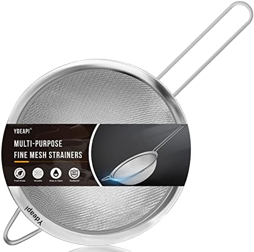 9 stainless steel strainer with handle for all your kitchen needs