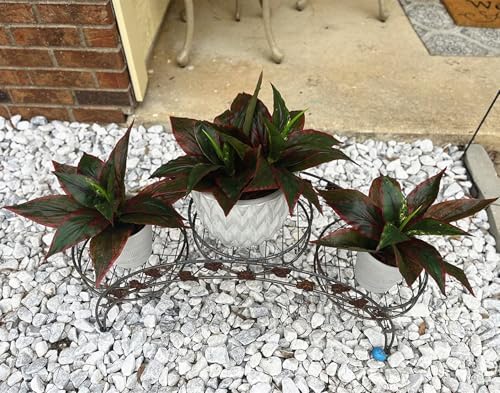 CATTREE Red Fake Plants 2-Pack