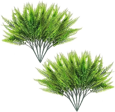 Artificial Ferns Outdoor Hanging Decor