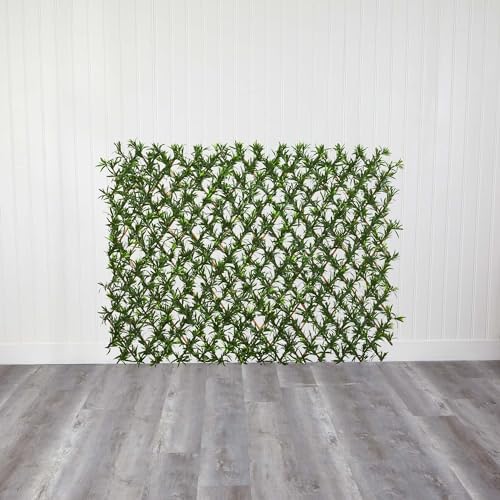 Nearly Natural Expandable Fence Green
