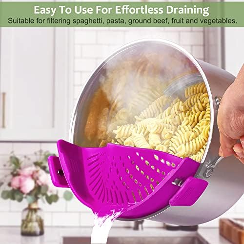 YEVIOR Clip-On Strainer for Pots