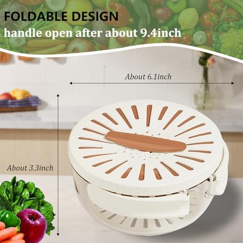 Fengshouian 2-in-1 Fruit Drainer Preserve Basket