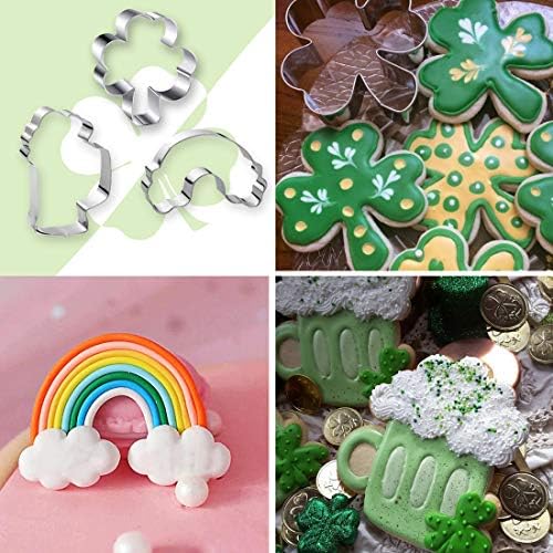 St Patricks Day Cookie Cutters Set 6 Pcs