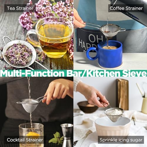 Homestia 33 Stainless Steel Fine Mesh Strainer