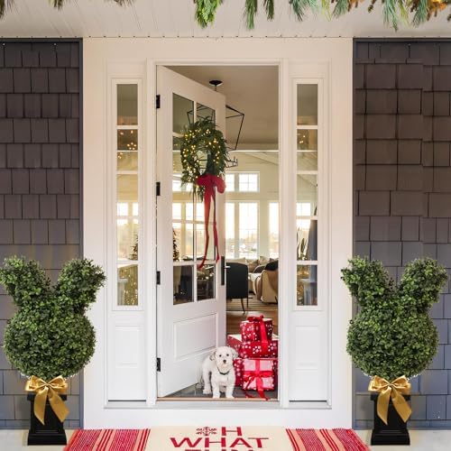 Durable 30 Bunny Topiary for Home Outdoor Use