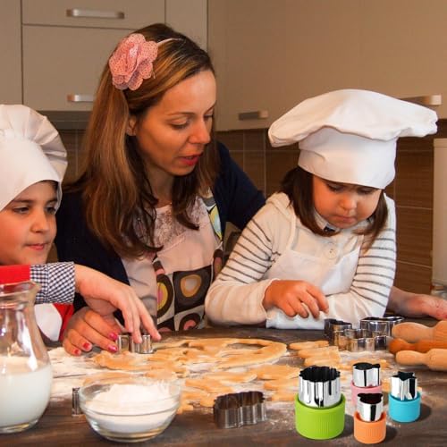 12-Shaped Cookie Cutter Set for Kids