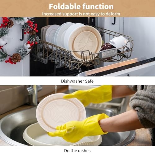 Sourdough Baker Set Silicone Proofing Baskets for Baking