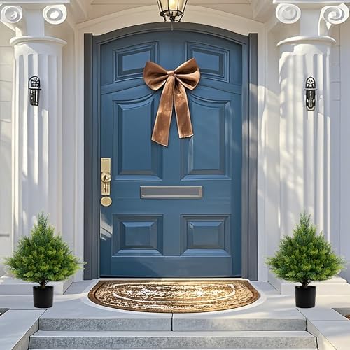 JoyPower 19T Artificial Cedar Topiary Tree for IndoorOutdoor