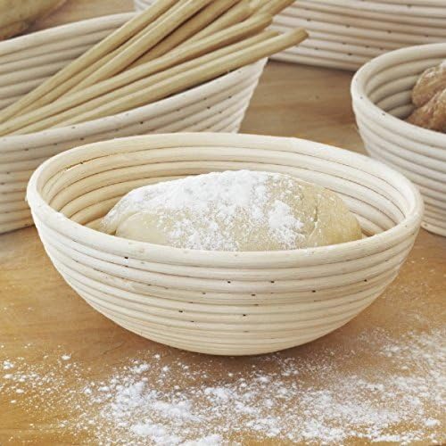 Sourdough Proofing Basket Set Natural Rattan Handmade