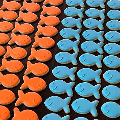 Fish Cookie Cutter Multi x5 Plastic Red Easy to Use