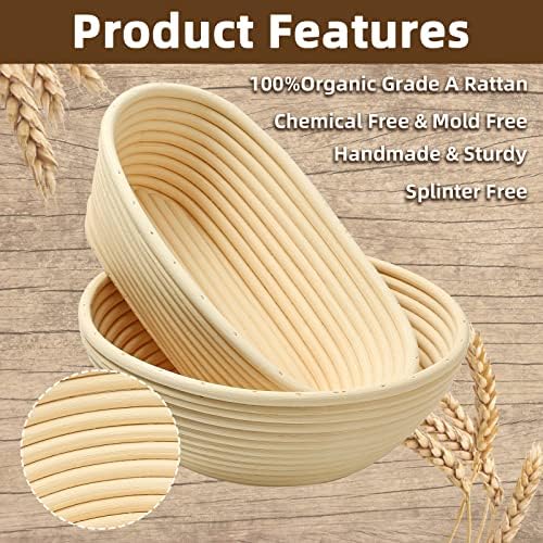 Sourdough Bread Proofing Basket Beginner Kit