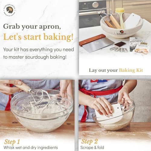 Sourdough Starter Kit with Banneton Basket