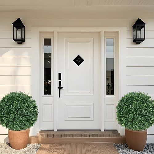 16-Inch Realistic Boxwood Topiary Balls 2-Pack