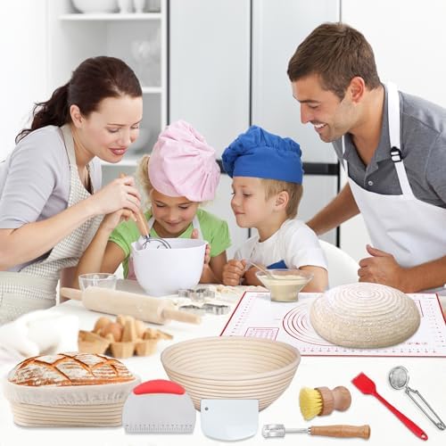 Sourdough Starter Kit Banneton Proofing Basket and More