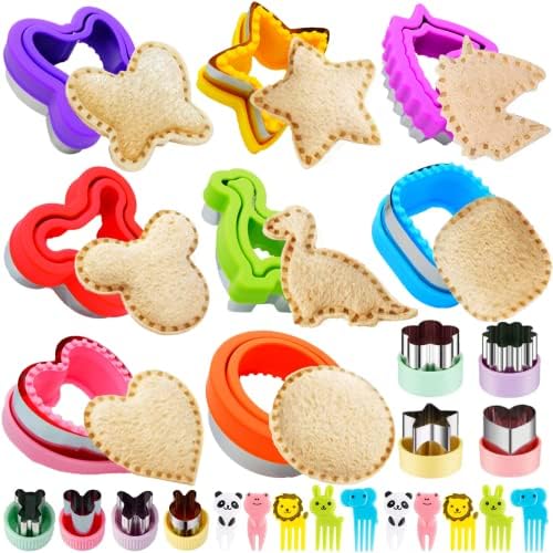 Safe Ergonomic Sandwich Cutter Set for Kids