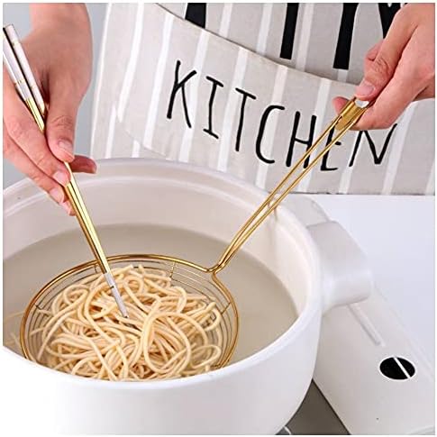 2-Piece 188 Stainless Steel Spider Strainer Skimmer Ladles