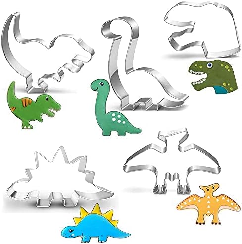 LUBTOSMN Dinosaur Cookie Cutter Set
