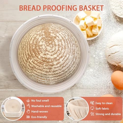 Sourdough Starter Kit Banneton Proofing Basket and More
