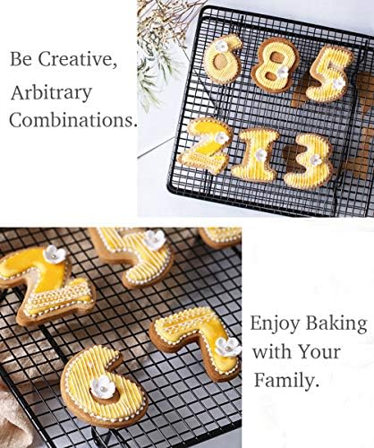 HoaBoly Number Cookie Cutter Set