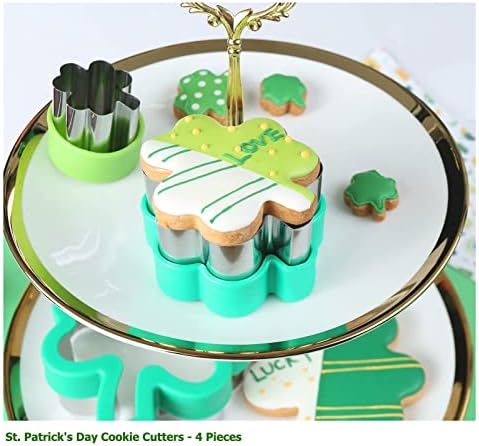 ETersion Shamrock Cookie Cutter Set for Kids