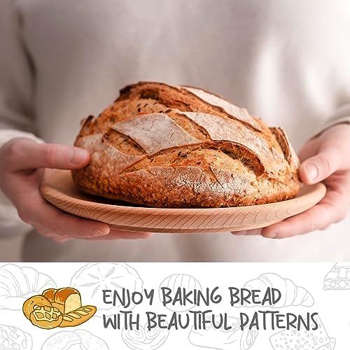 DOYOLLA Bread Proofing Baskets Set of 2 85 Inch Round 1