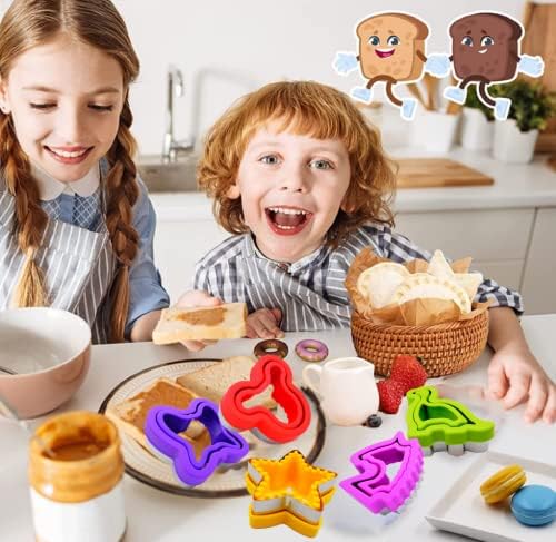 Safe Ergonomic Sandwich Cutter Set for Kids