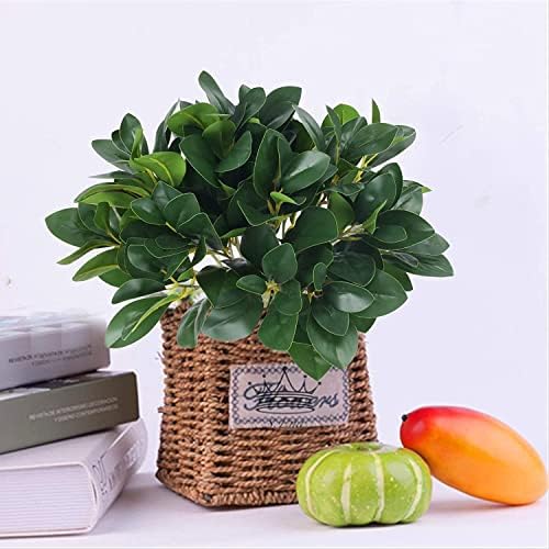 8Pcs 3D Printed Fake Eucalyptus Shrubs Faux Greenery for Home Office