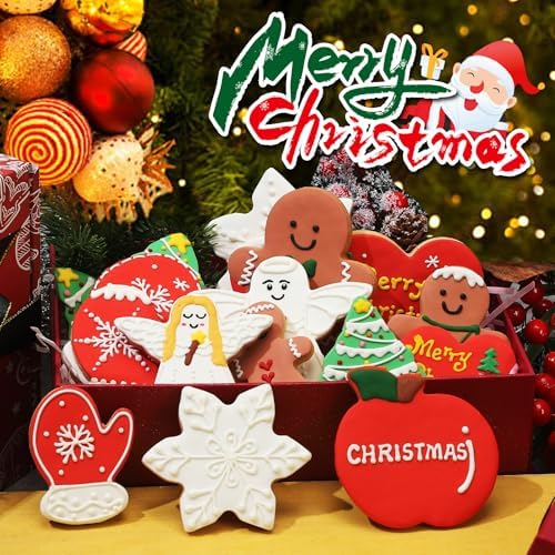 24 Christmas Cookie Cutters Set - Holiday Baking Tools