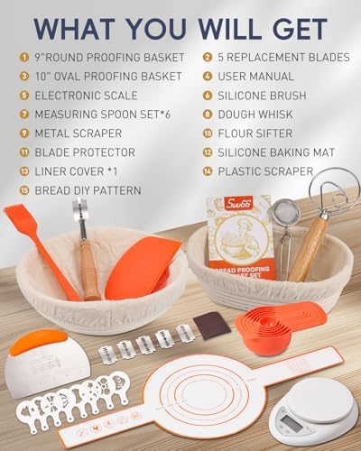 Baking Masters Secret 30-Piece Sourdough Starter Kit for Perfect Loaves