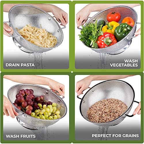 Perfect for the Kitchen - Efficient Durable 5-Quart Colander