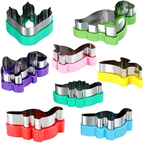 Dinosaur-Themed Cookie Cutters Set for Kids