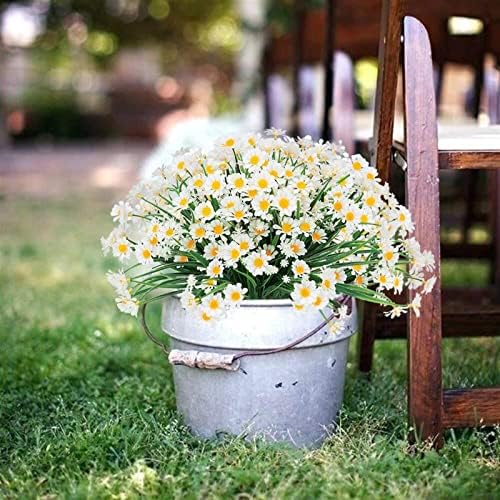 Bloom Bright Outdoor Artificial Daisy Bundle for Weddings Homes