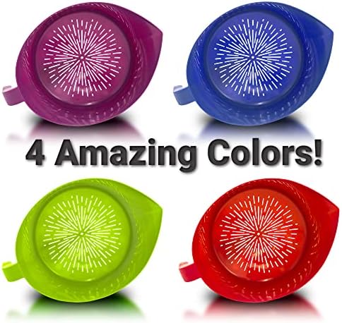 Easy Greasy Colander Set Reduces Grease Fats for Healthier Cooking