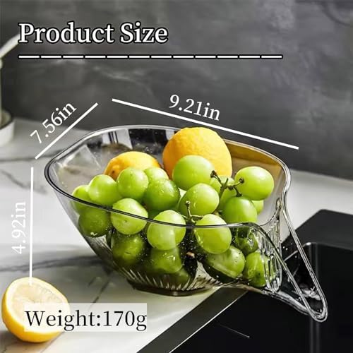 Streamline Design Multifunctional Drain Basket with Spout
