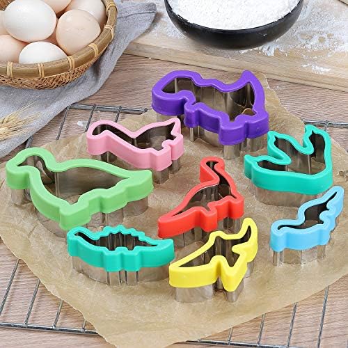 Dinosaur-Themed Cookie Cutters Set for Kids