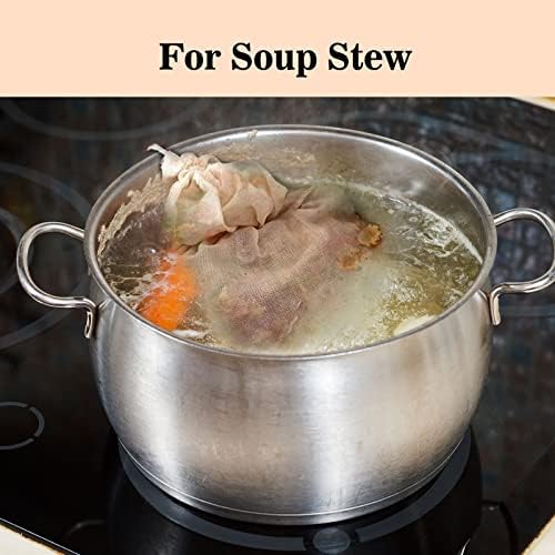 Gootrades 12Pack Reusable Soup Bags Easy Clean Kitchen Essential