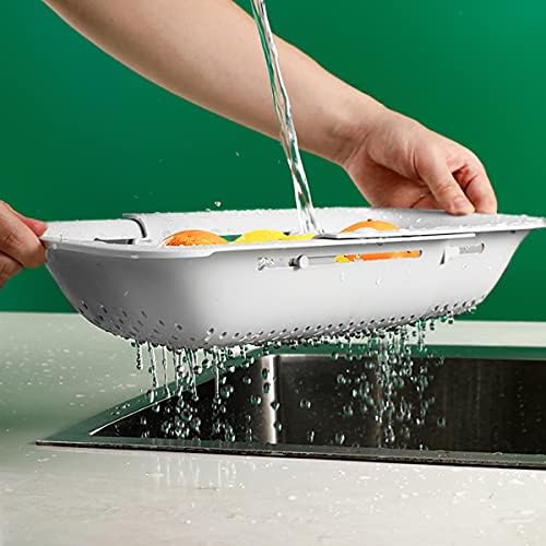 Collapsible Sink Colander and Strainer Basket
