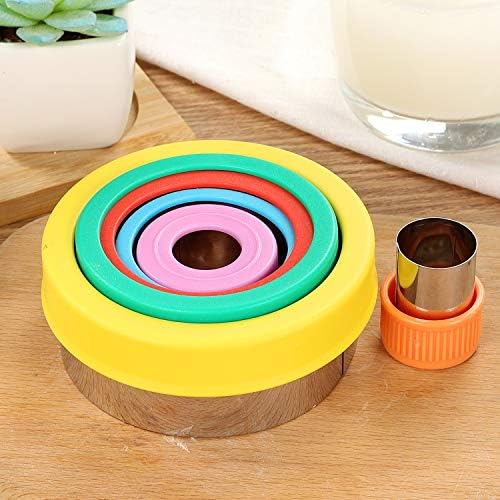 Round Cookie Bisque Set with 6 Sizes for Easy Cutting