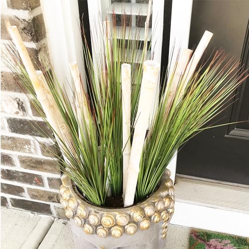 27 Artificial Wheat Grass Artificial Onion Grass Artificial Greenery Pack of 8