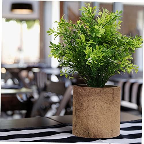 Zerodeko Faux Green Plant Office Decor Fake Potted Plant