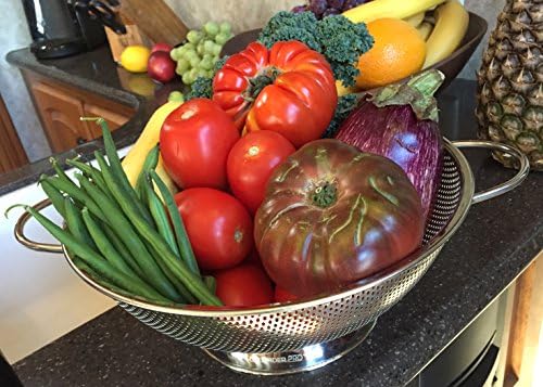 High-Quality Stainless Steel Micro-Perforated 5-Quart Colander