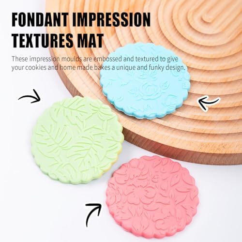 Gxminia Retro Floral embossing Set for Cookies Baking Accessories