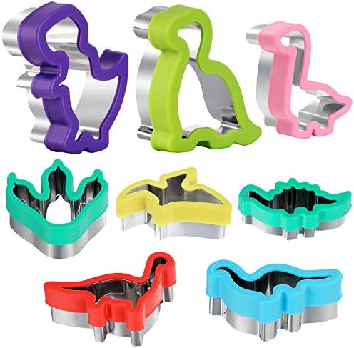 Dinosaur-Themed Cookie Cutters Set for Kids