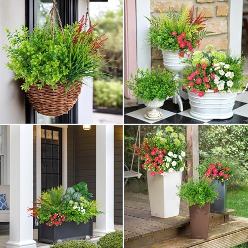 20-Piece Outdoor Artificial Plants