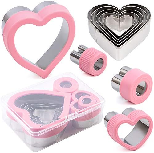 Premium High-Quality Heart Cookie Cutter Set for Baking