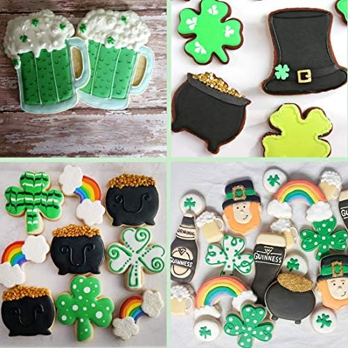 St Patricks Day Cookie Cutters Set 6 Pcs