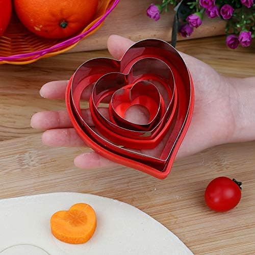 Valentines Heart Shape Cookie Cutters 3-Piece Set