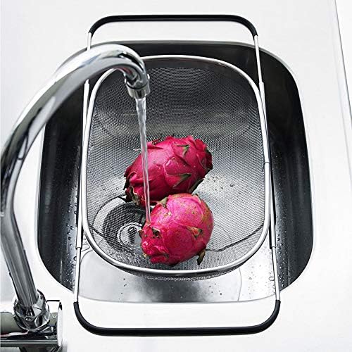 Suwimut 2-Pack Over-the-Sink Oval Colander