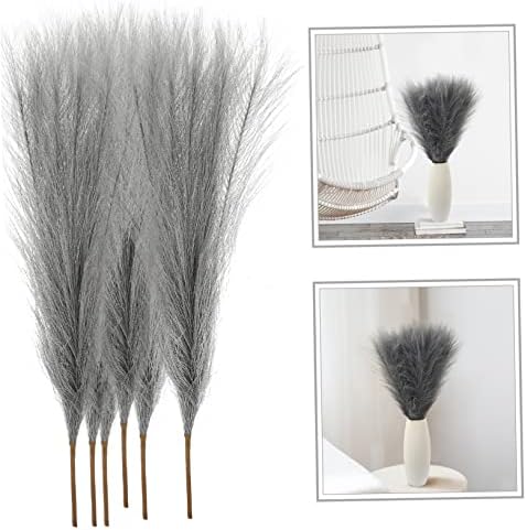 Amosfun Artificial Fake Pampas Grass Plants 10 Pieces